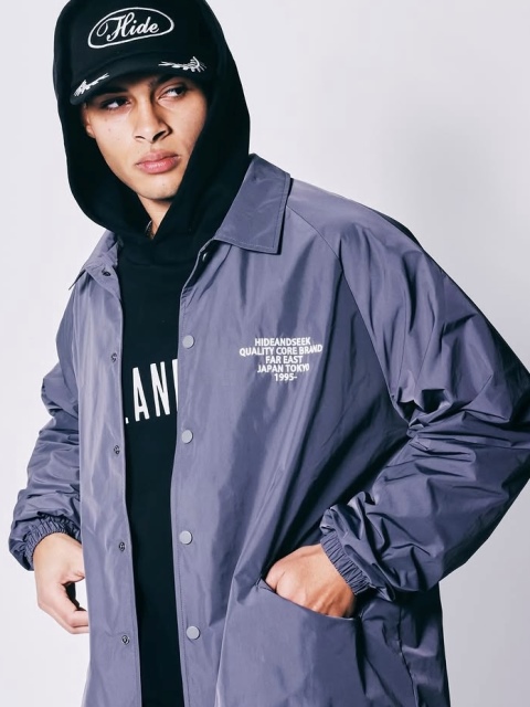 Hide and Seek 「Coaches Jacket（26SS）」 ナイロンコーチジャケット