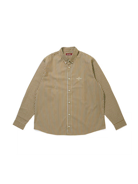 Hide and Seek 「Striped B.D.L/S Shirt(26ss)」 ボタンダウン