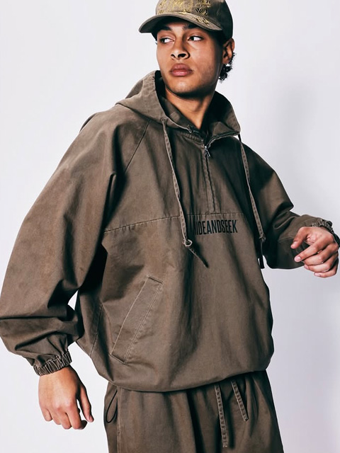 Hide and Seek 「Anorak Hooded Jacket（26ss）」 ガーメントダイ