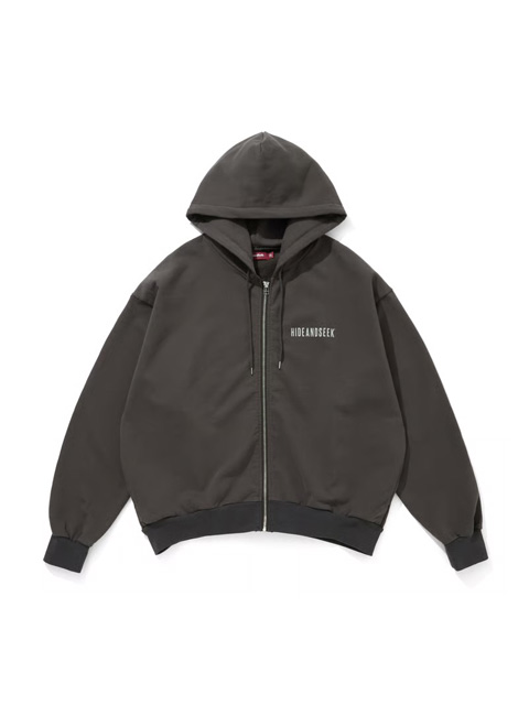 Hide and Seek 「Logo Zip Hooded Sweat Shirt（26ss）」 ジップアップ