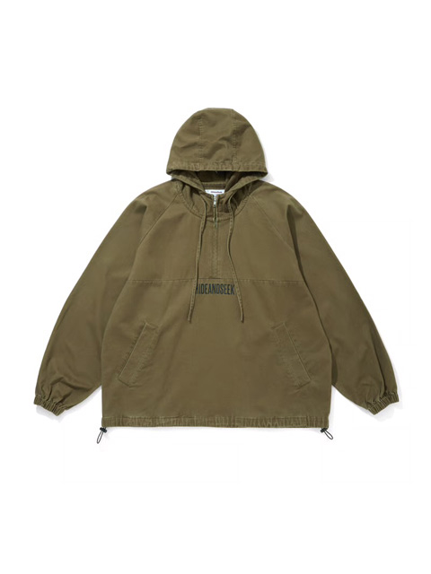 Hide and Seek 「Anorak Hooded Jacket（26ss）」 ガーメントダイ