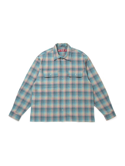 Hide and Seek 「Flannel Check L/S Shirt」 オープンカラー