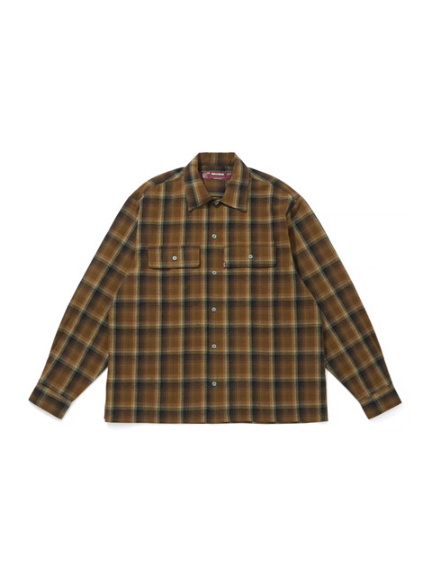 Hide and Seek 「Flannel Check L/S Shirt」 オープンカラー