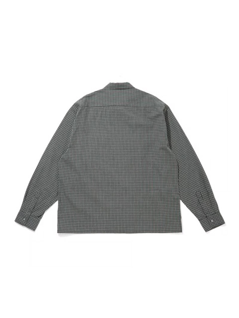 Hide and Seek 「Check L/S Shirt」 オープンカラーチェックシャツ