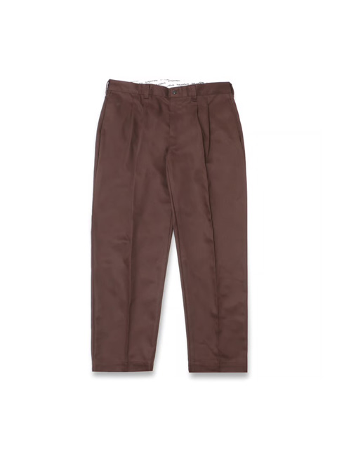 Hide and Seek 「Work Slacks(26ss)」 T/Cツイル 2タック トラウザーパンツ