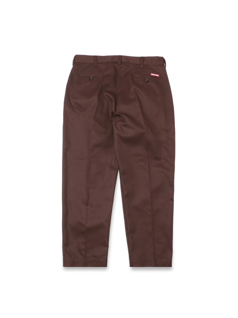 Hide and Seek 「Work Slacks(26ss)」 T/Cツイル 2タック トラウザーパンツ