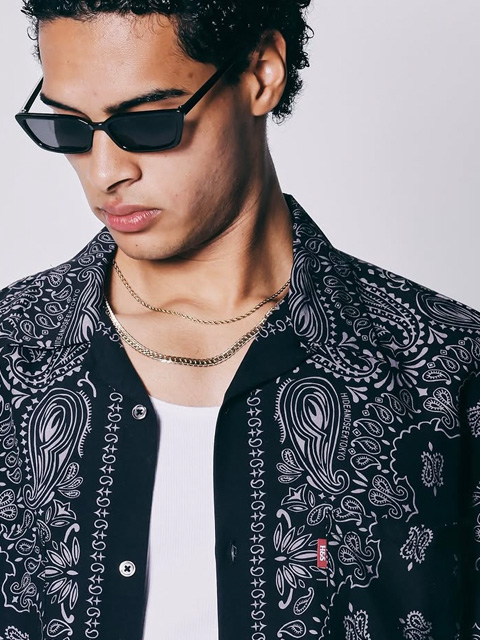 Hide and Seek 「Bandana L/S Shirt（26SS）」 テンセル オープン
