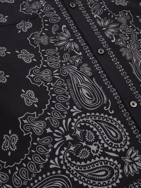 Hide and Seek 「Bandana L/S Shirt（26SS）」 テンセル オープン