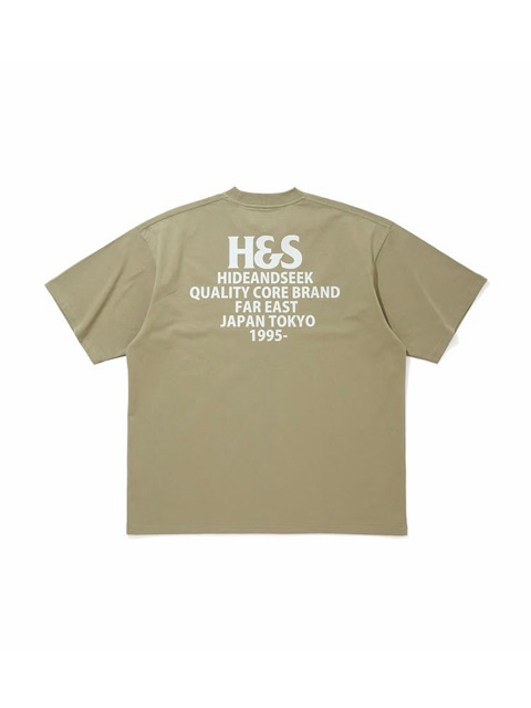 Hide and Seek 「H&S S/S Tee（26ss）」 ルーズフィット プリント