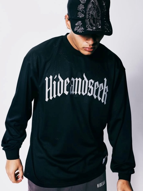 Hide and Seek 「Mesh L/S Tee（26ss）」 メッシュ ロングスリーブ