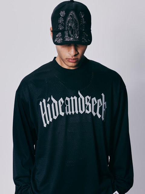 Hide and Seek 「Mesh L/S Tee（26ss）」 メッシュ ロングスリーブ