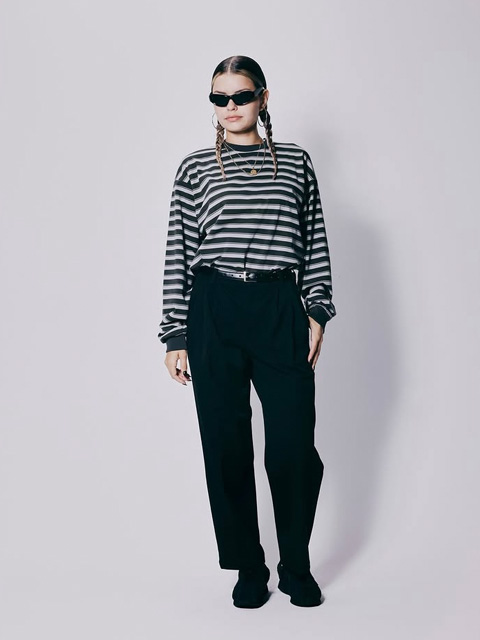 Hide and Seek 「Border L/S Tee（26ss）」 ボーダーロングスリーブ