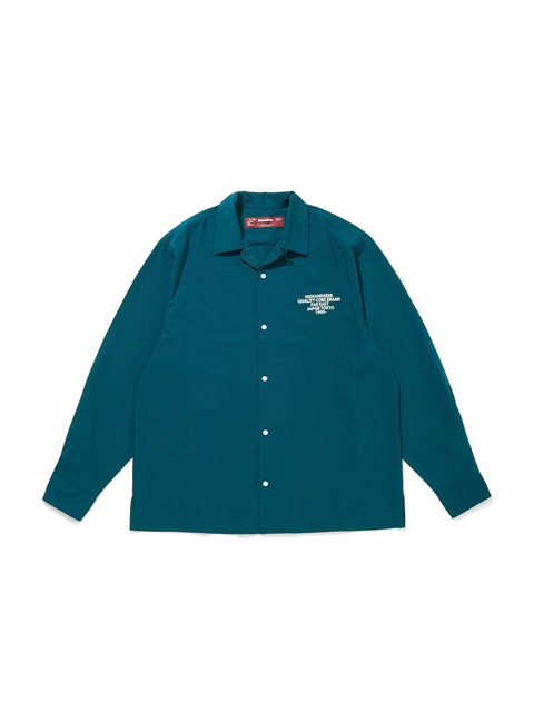 Hide and Seek 「Open Collar L/S Shirt」 テンセル オープンカラーシャツ