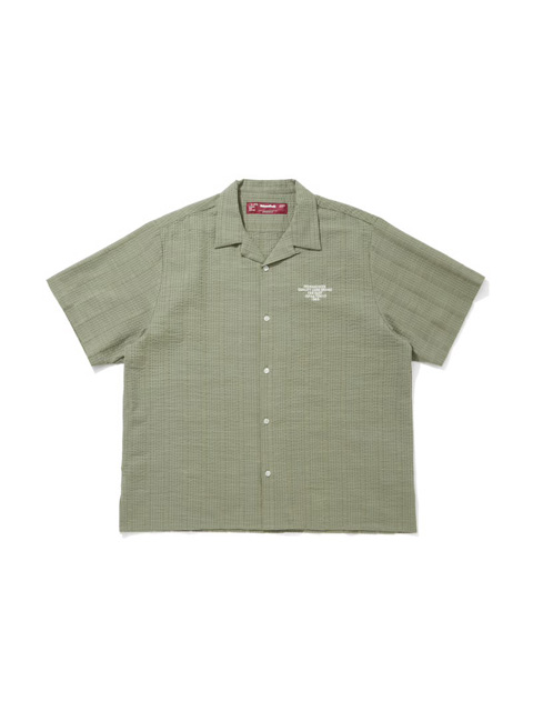 Hide and Seek 「Team S/S Shirt」 テンセル オープンカラーシャツ