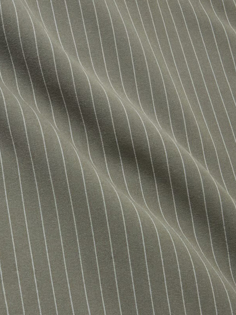 Hide and Seek 「Striped S/S Shirt」 オープンカラーストライプシャツ