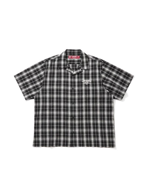 Hide and Seek 「Check S/S Shirt」 オープンカラーチェックシャツ