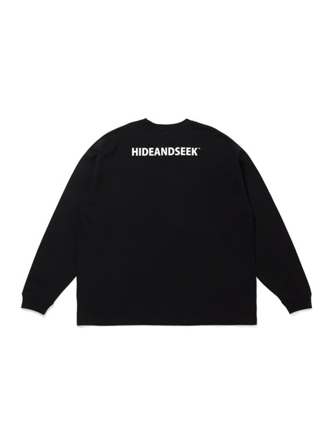 Hide and Seek 「Burn L/S Tee」 ルーズフィット プリントロング