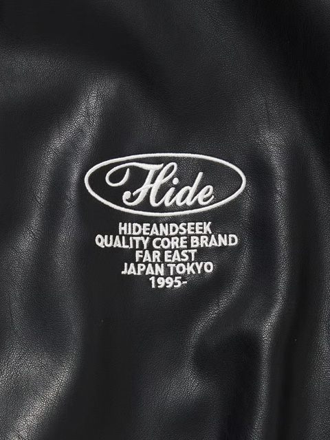 Hide and Seek 「Track Jacket（26AW）」 PUレザー トラックジャケット