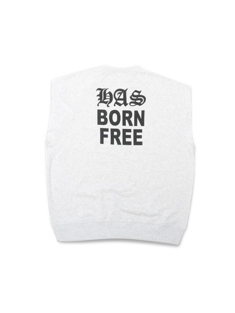 H＆S カットオフ スウェット シャツ XL BLACK 未使用 カモメとロゴジャカードルーズフィットニットスウェットシャツ