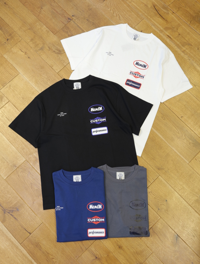 【6月17日 発売！】M&M CUSTOM PERFORMANCE  　「PRINT TEE」　プリント ティーシャツ