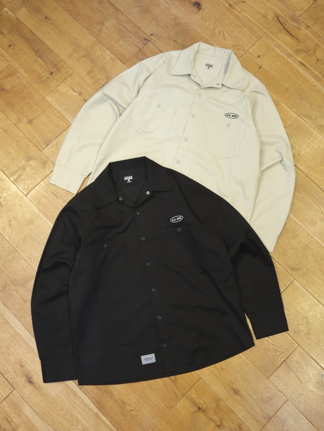 MINE 　「Relaxed Fit Shirt」　リラックスフィット オープンカラーシャツ