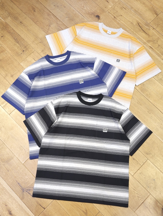 RADIALL 　「BOARD - CREW NECK T-SHIRT S/S」　ボーダー ポケットティーシャツ
