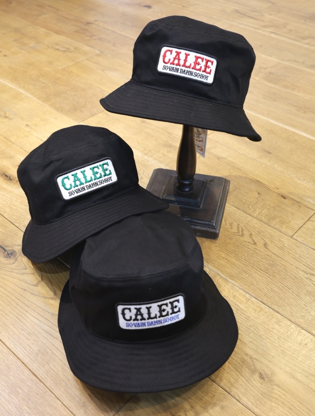 CALEE 　　「WAPPEN BUCKET HAT」　　コットンバケットハット