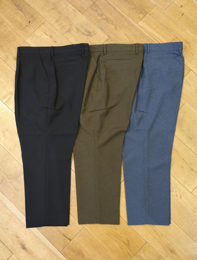 CALEE　　「VINTAGE TYPE CROPPED SLACKS」　クロップドスラックス