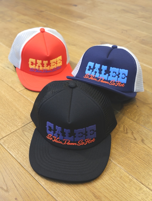CALEE 　　「CALEE LOGO MESH CAP」　　スナップバックメッシュキャップ