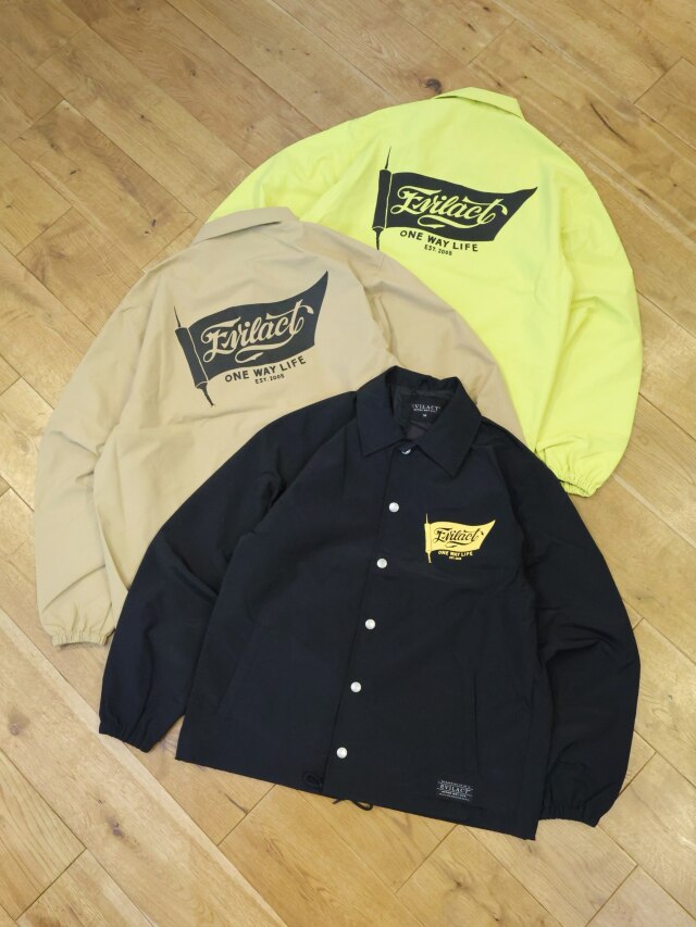 EVILACT 　　「FLAG 2LAYER COACH JKT」　2レイヤー ナイロンコーチジャケット