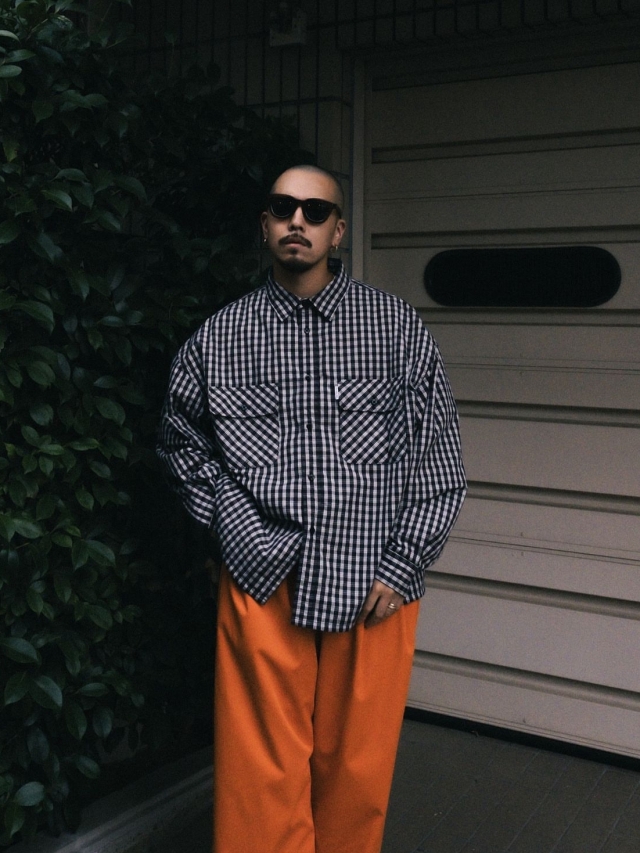 COOTIE 「Dobby Check Quilting CPO Jacket」 ドビーチェック  