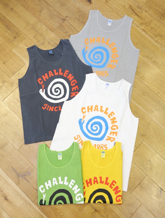 CHALLENGER　「PIGMENT SPIRAL SNAKE TANK」　ピグメントダイ タンクトップ