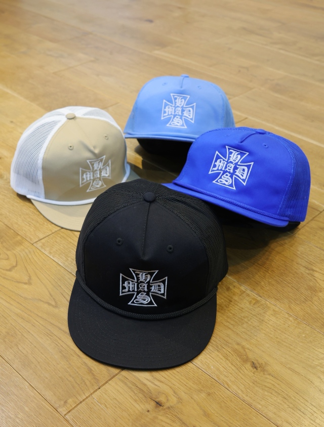 Hide and Seek 「MAD Mesh CAP」　5パネル メッシュトラッカーキャップ