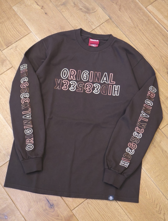 Hide and Seek ×Toru Nishiura 「Original H&S L/S Tee」 プリント
