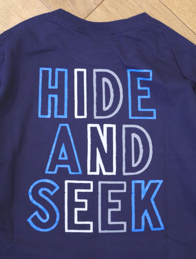 Hide and Seek ×Toru Nishiura 「Original H&S L/S Tee」 プリント