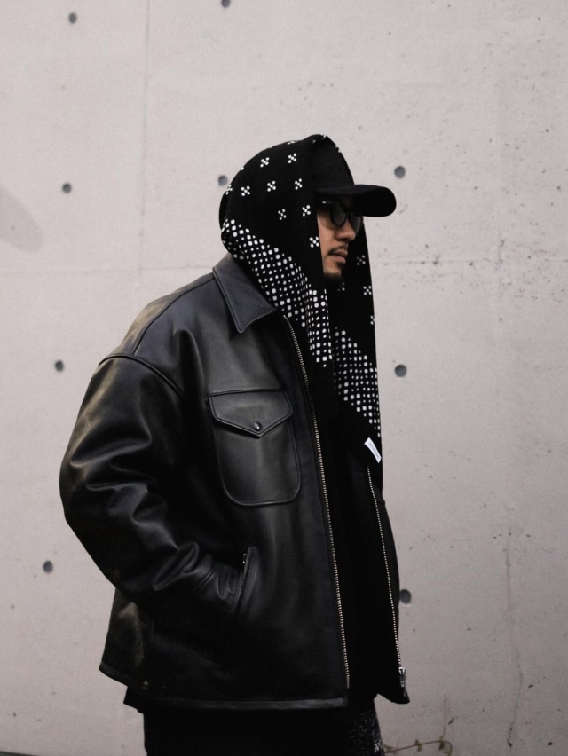 COOTIE 「Jacquard Square Scarf」 ジャガードスカーフ