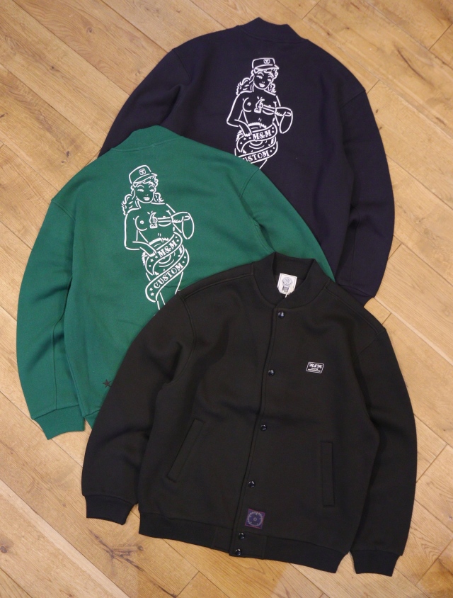 2月23日発売！】M&M CUSTOM PERFORMANCE 「 LOOSE FIT SWEAT SNAP