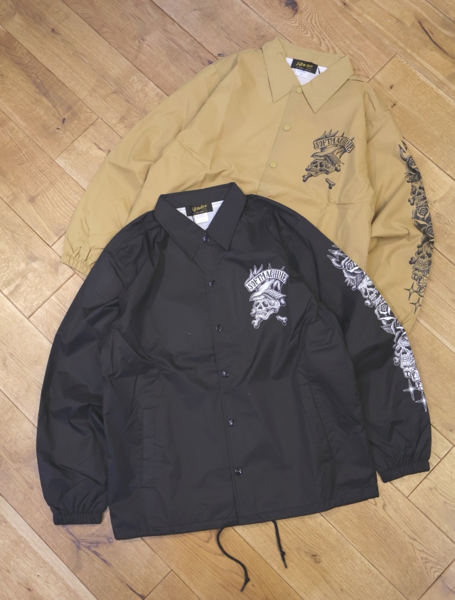 SOFTMACHINE　　「TOTEM SKULLS JK」　ナイロンコーチジャケット