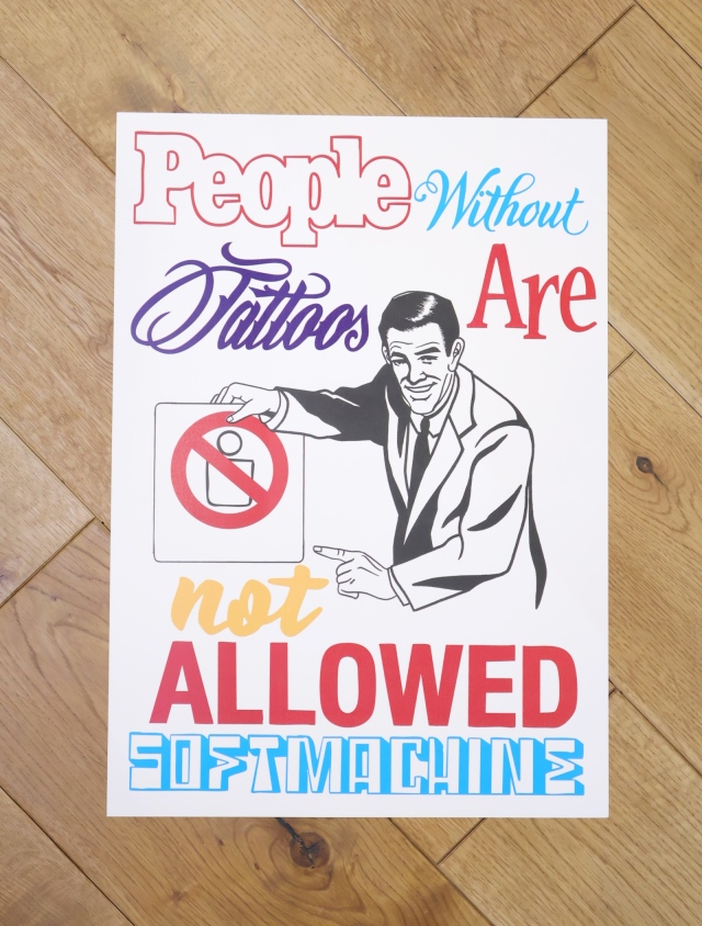 SOFTMACHINE　　「OPINION POSTER」　A3ポスター