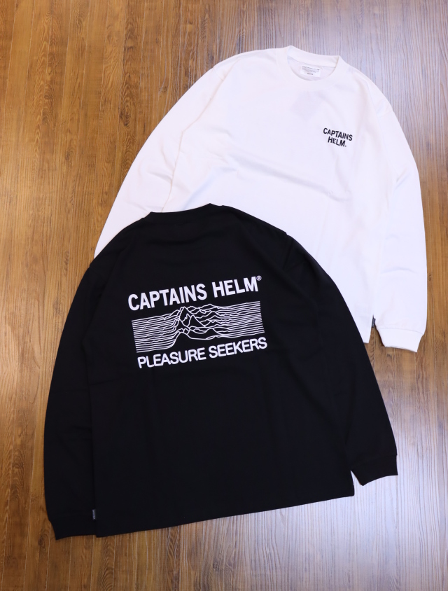 CAPTAINS HELM　　「#OUTDOOR LOGO LS TEE」  　ロングスリーブ ティーシャツ