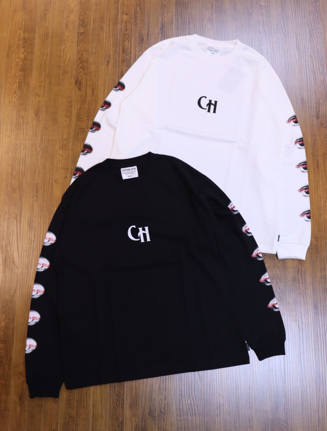 CAPTAINS HELM　　「#ALL EYES ON YOU LS TEE」  　ロングスリーブ ティーシャツ