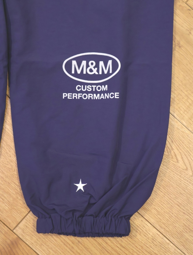M&M CUSTOM PERFORMANCE 「Track Pants」 ナイロントラックパンツ
