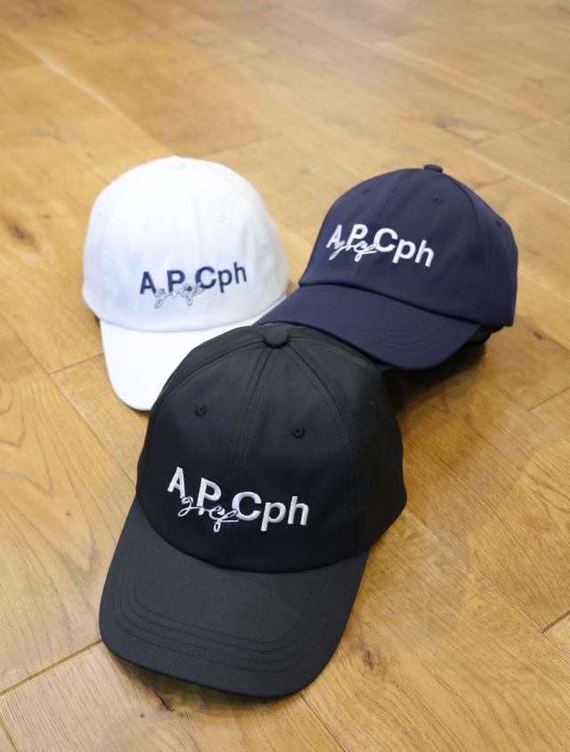A.P.C.Golf × CAPTAINS HELM GOLF　　「A.P.Cph/Golf ALL WEATHER CAP」 　アジャスターキャップ