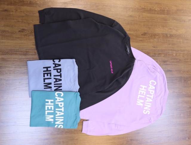 CAPTAINS HELM　　「#TRADEMARK LOGO LS TEE」  　ロングスリーブプリントティーシャツ