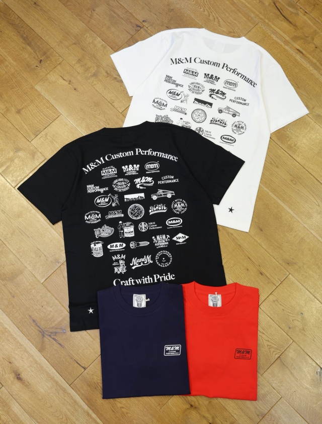 【9月1日 発売！】M&M CUSTOM PERFORMANCE  　「PRINT TEE」　プリント ティーシャツ