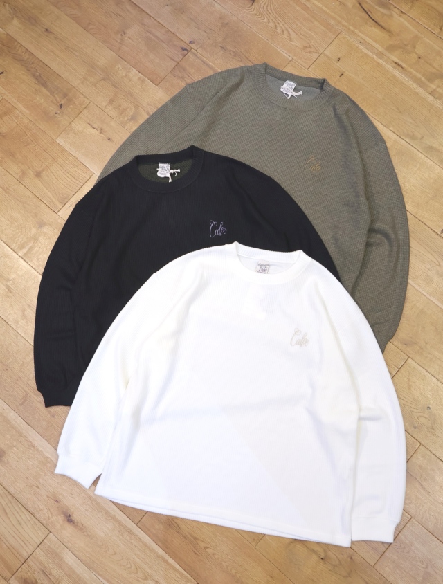 CALEE　　「WAFFLE L/S CS」　　ワッフルカットソー