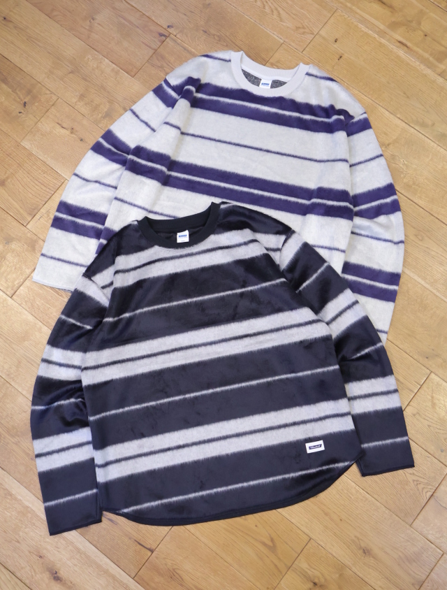 RADIALL 　「BAJA - CREW NECK T-SHIRT L/S」　ボーダーロングスリーブティーシャツ