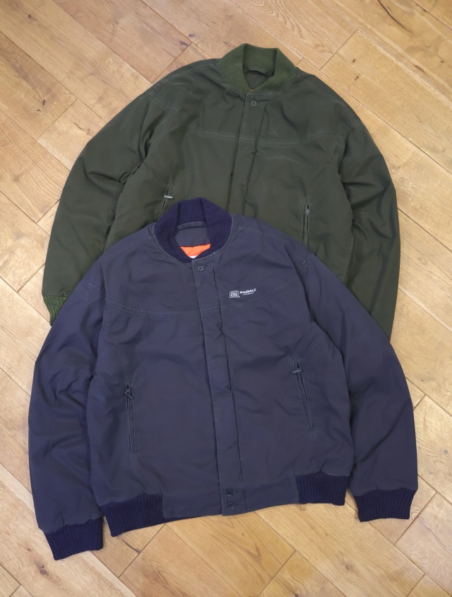 RADIALL　　「CISCO KID - CAP SHOULDER JAKCET 」　 ピグメントダイ パデッドダービージャケット