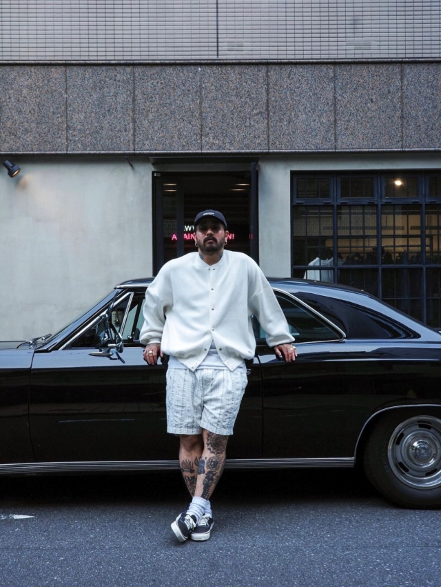 COOTIE 「Stripe Sucker Cloth 2 Tuck Easy Shorts 」 ストライプ 