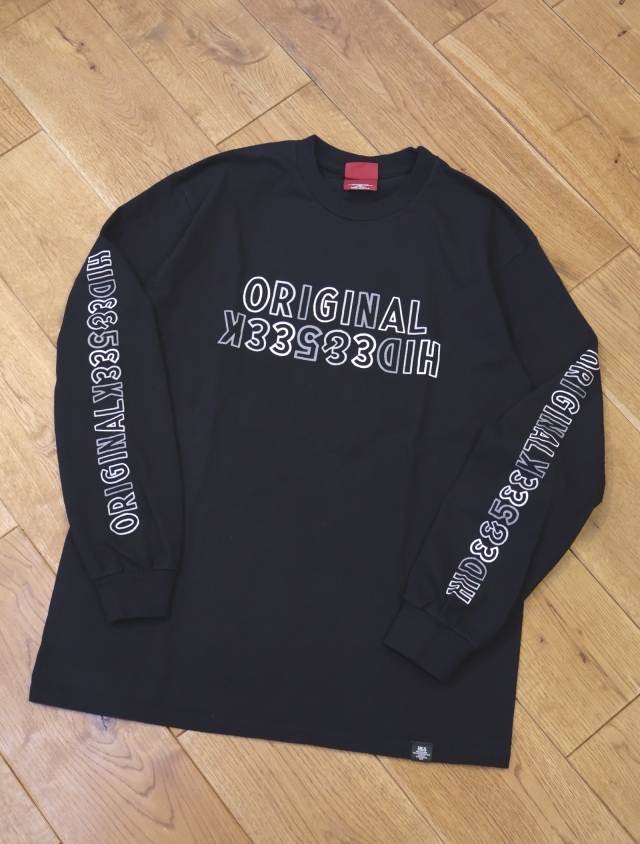 Hide and Seek ×Toru Nishiura 「Original H&S L/S Tee」 プリント